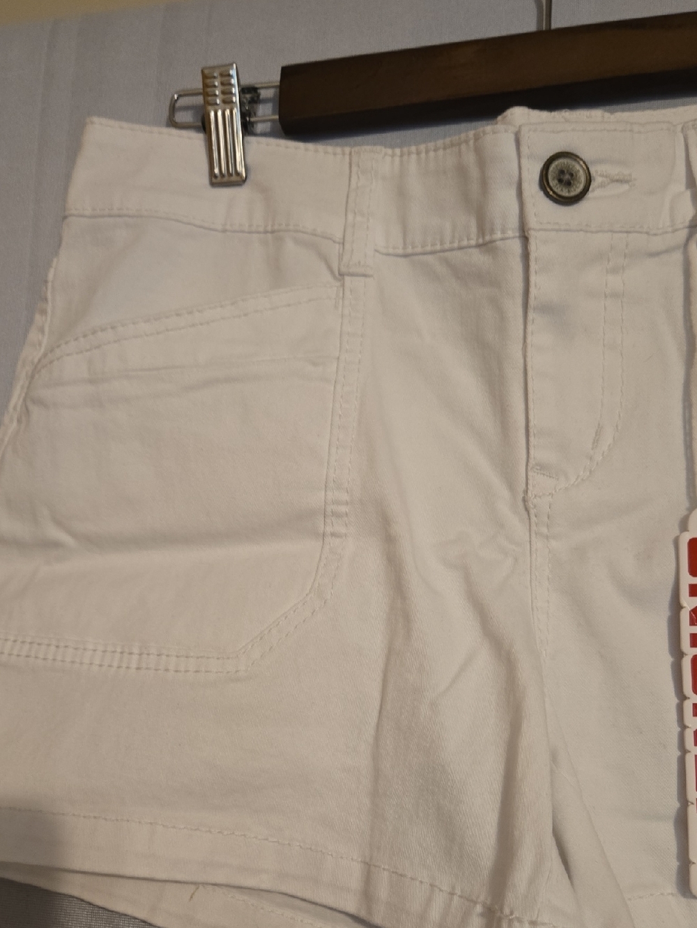 UNIONBAY White Delaney Jean Shorts Sz 13 NWT - Picture 3 of 7